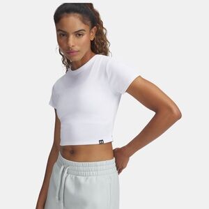 🤍NWT UA Rival Rib Crop Top *Light Blue